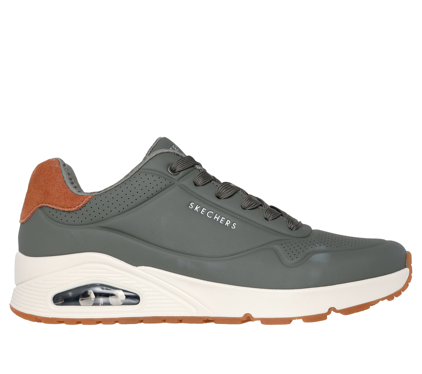 SKECHERS UNO - SUITED ON AIR OLIVE