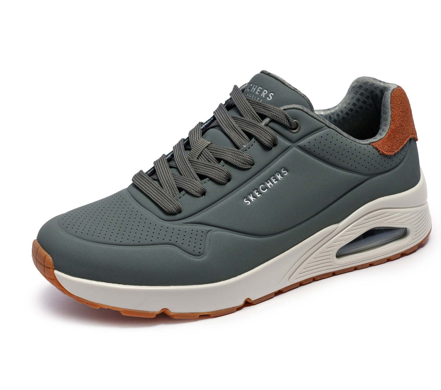 SKECHERS UNO - SUITED ON AIR OLIVE