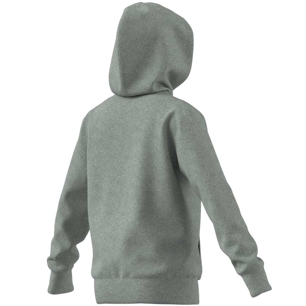 ADIDAS FLEECE HOODIE MGREYH/WHITE