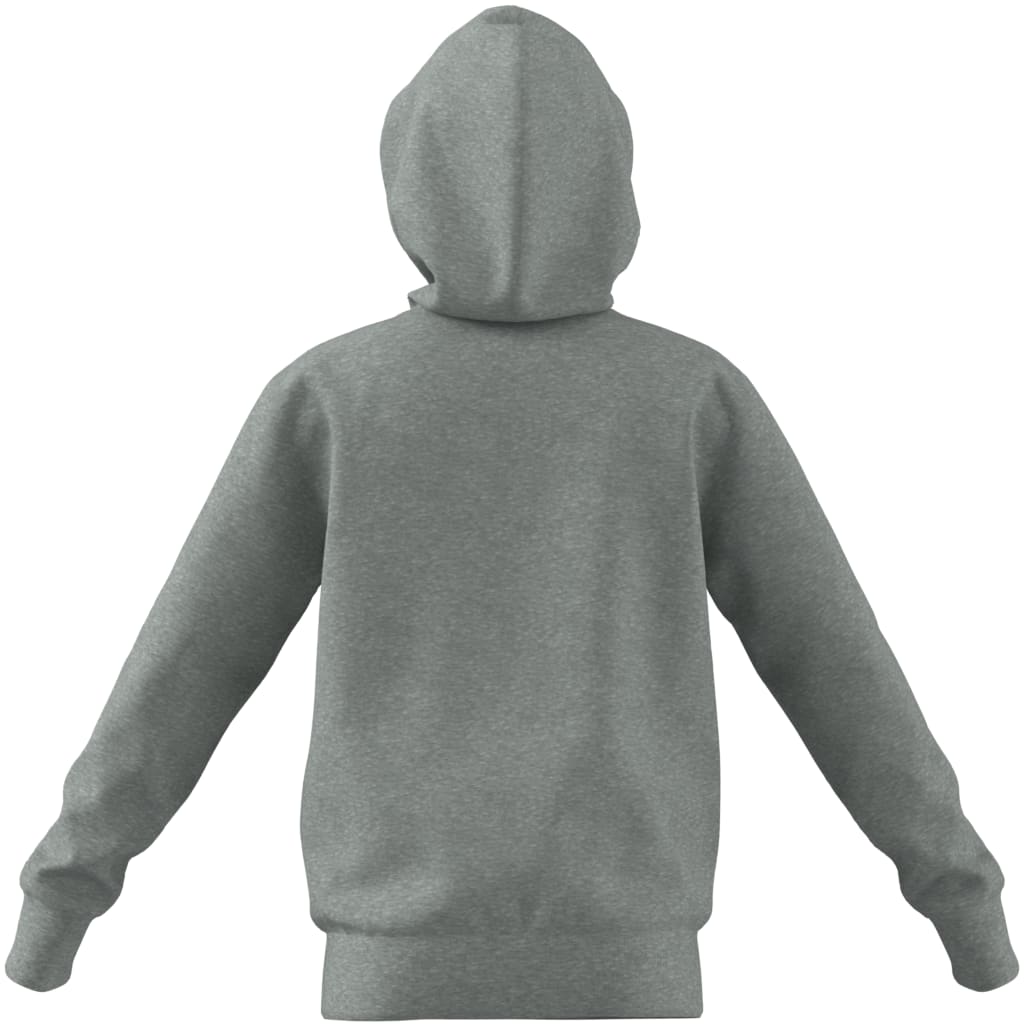 ADIDAS FLEECE HOODIE MGREYH/WHITE
