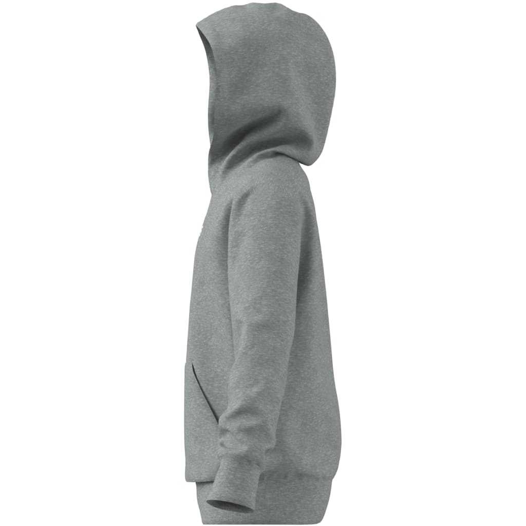 ADIDAS FLEECE HOODIE MGREYH/WHITE
