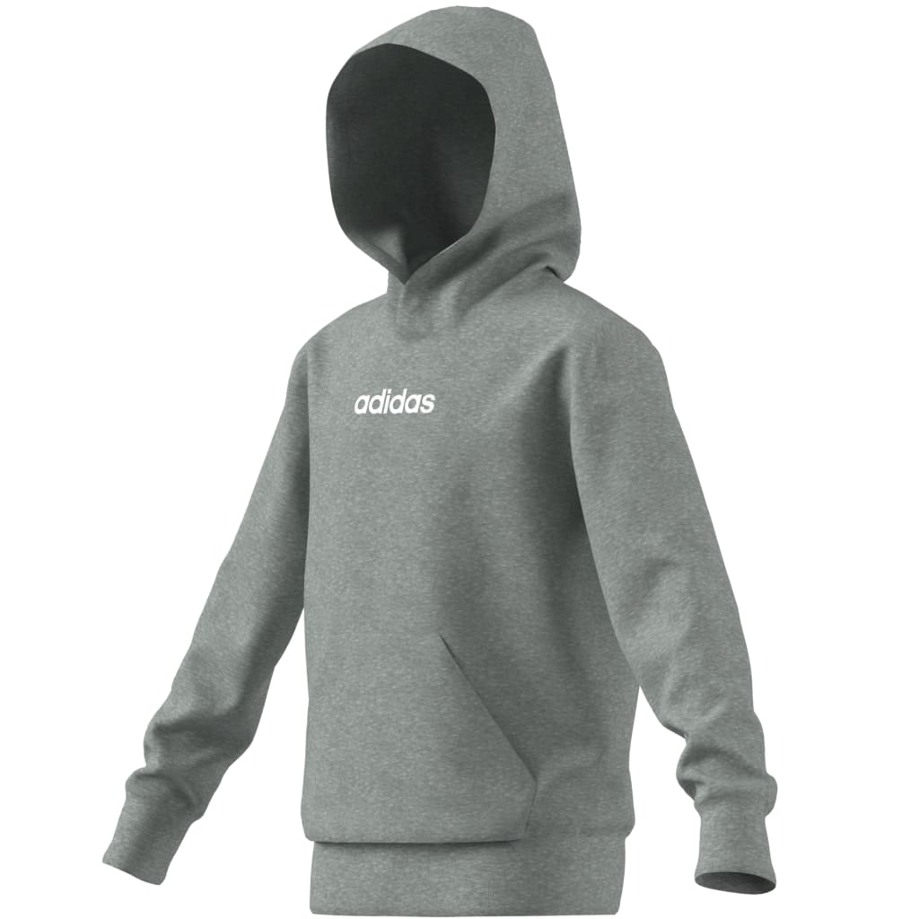 ADIDAS FLEECE HOODIE MGREYH/WHITE