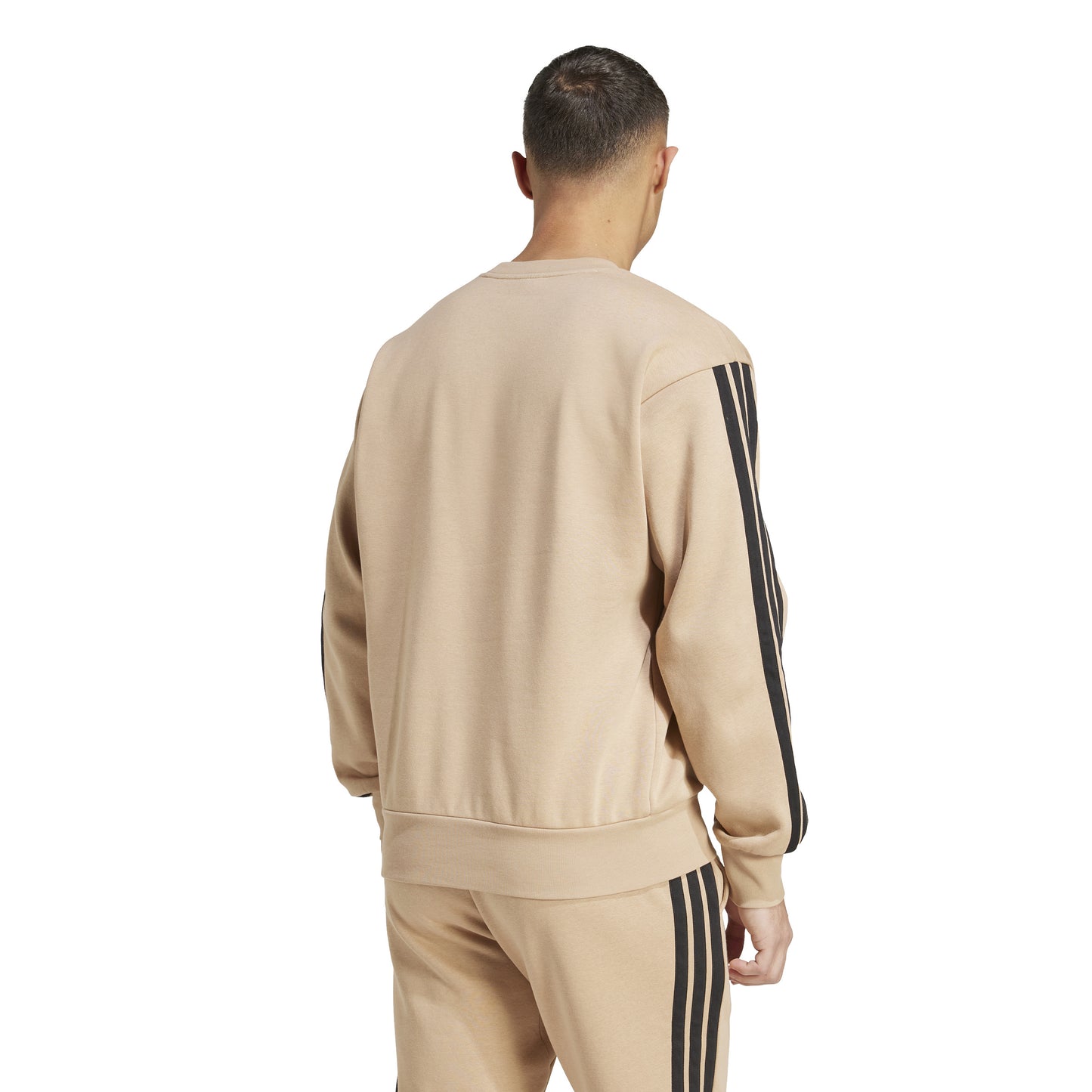 ADIDAS THREE STRIPES FLEECE SWEATSHIRT WARSAN/BLACK XL