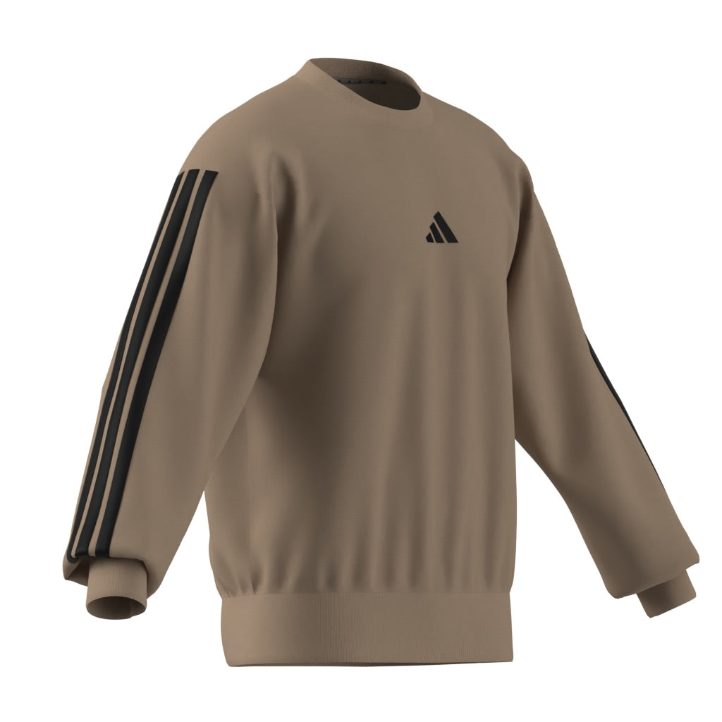 ADIDAS THREE STRIPES FLEECE SWEATSHIRT WARSAN/BLACK XL