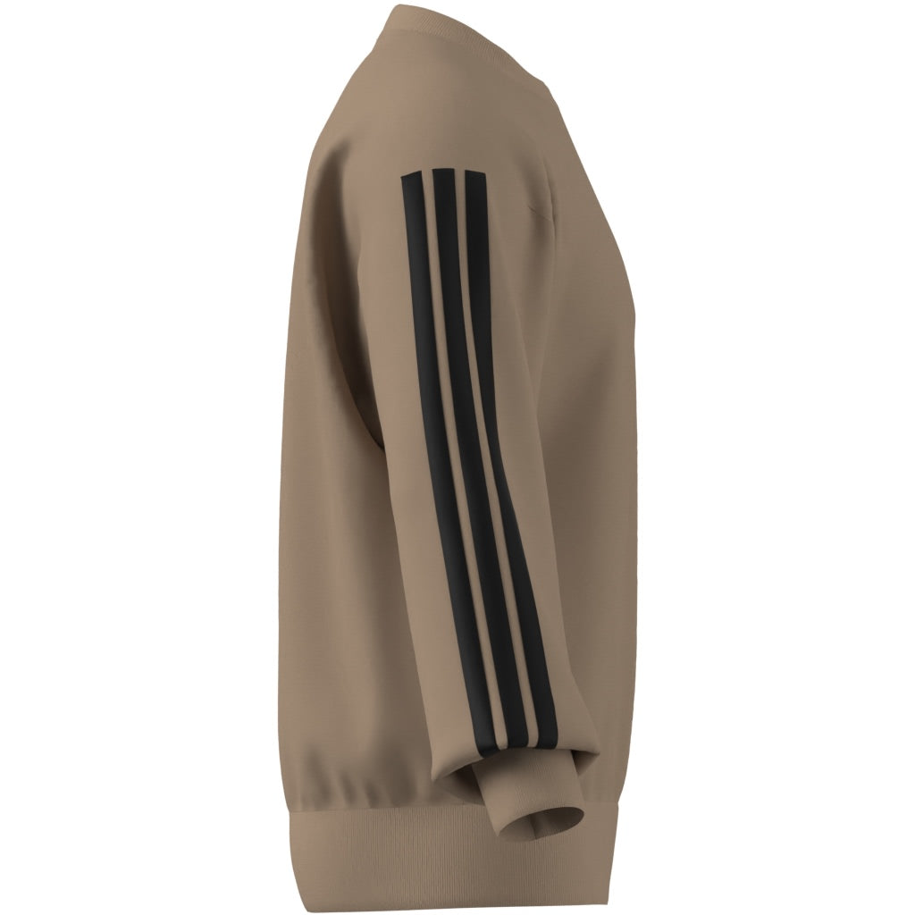 ADIDAS THREE STRIPES FLEECE SWEATSHIRT WARSAN/BLACK XL