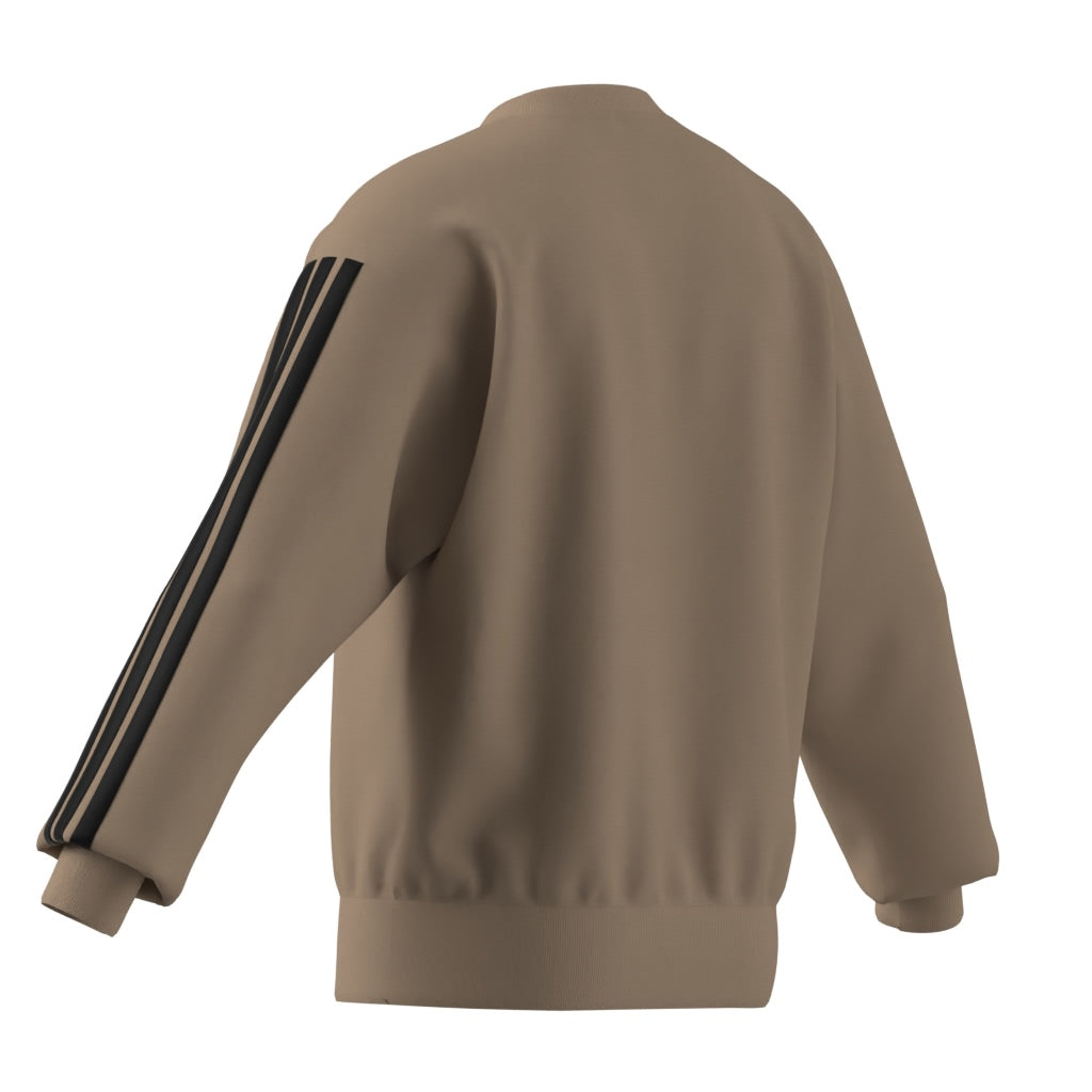 ADIDAS THREE STRIPES FLEECE SWEATSHIRT WARSAN/BLACK XL