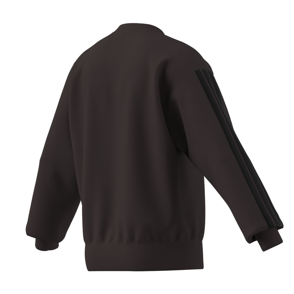 ADIDAS THREE STRIPES FLEECE SWEATER SHABRN/BLACK