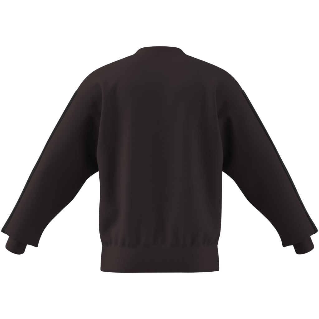 ADIDAS THREE STRIPES FLEECE SWEATER SHABRN/BLACK
