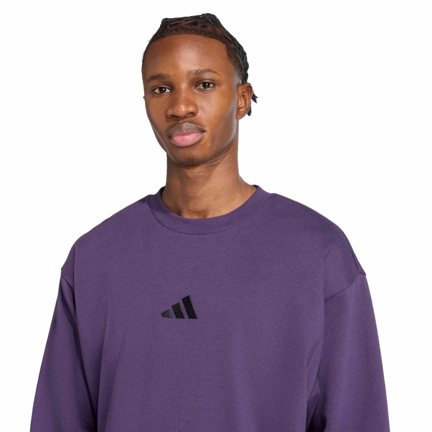 ADIDAS FEELCOZY SWEATER AURPLU / BLACK