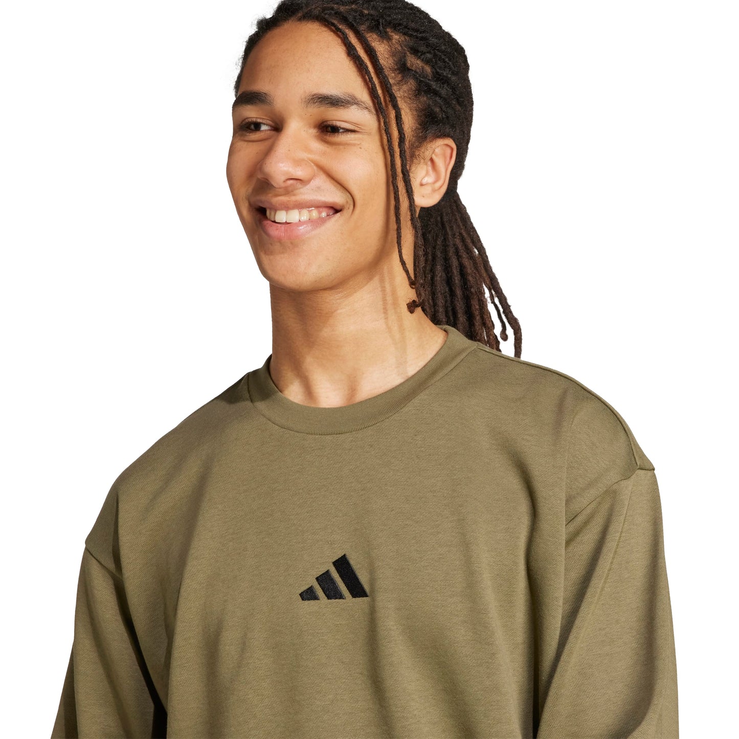 ADIDAS FEELCOZY SWEATER OLISTR/BLACK