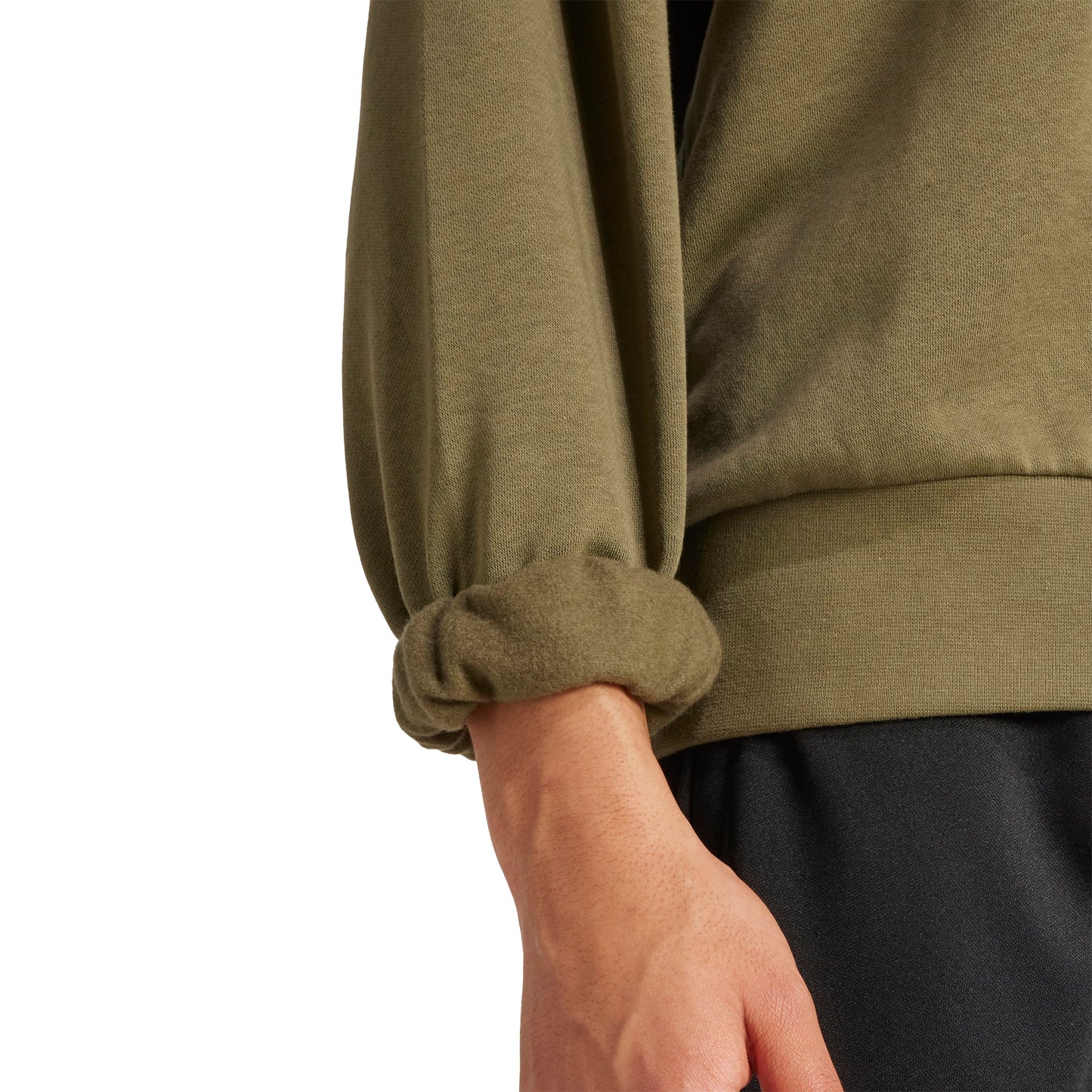 ADIDAS FEELCOZY SWEATER OLISTR/BLACK