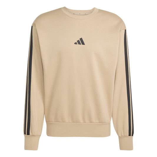 ADIDAS THREE STRIPES FLEECE SWEATSHIRT WARSAN/BLACK XL